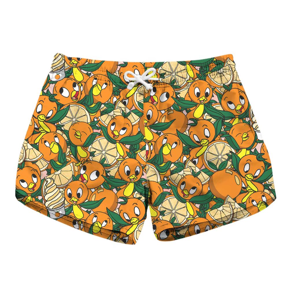 Orange Bird Shorts