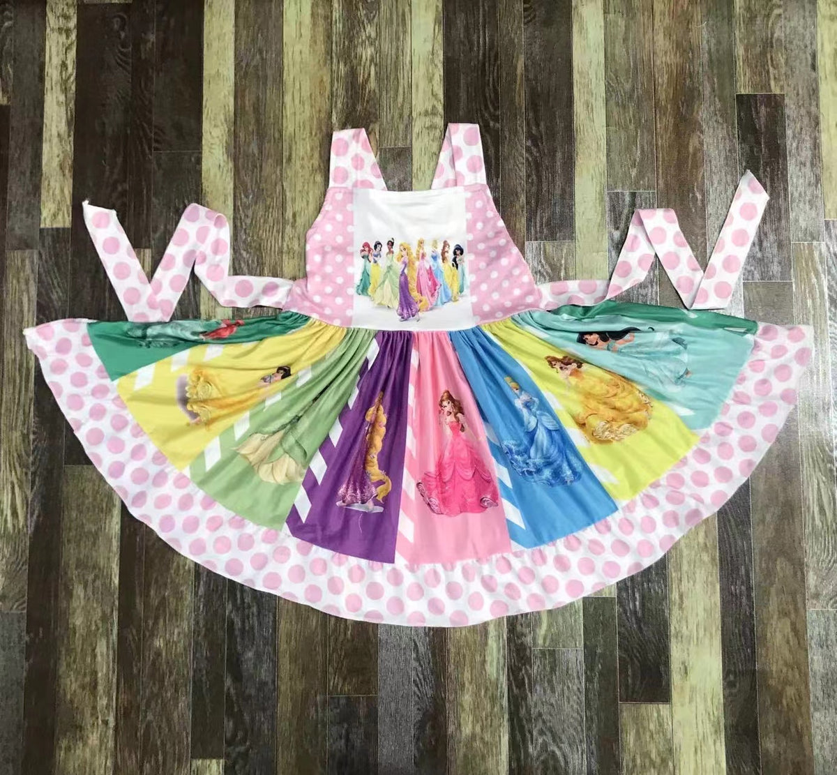 Pink Princess Twirl Girl's dress