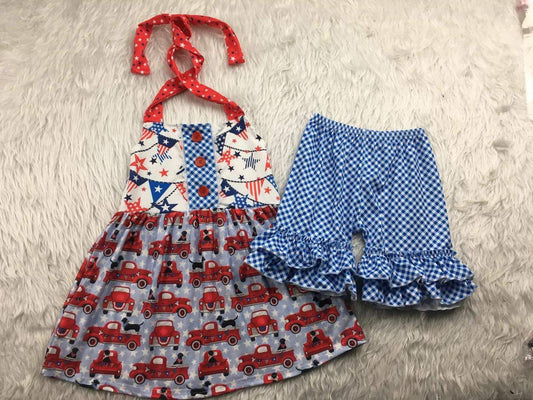 Red, White, & Blue Gingham Set WS
