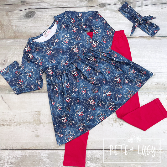 Girl's Winter 2 Piece Outfit